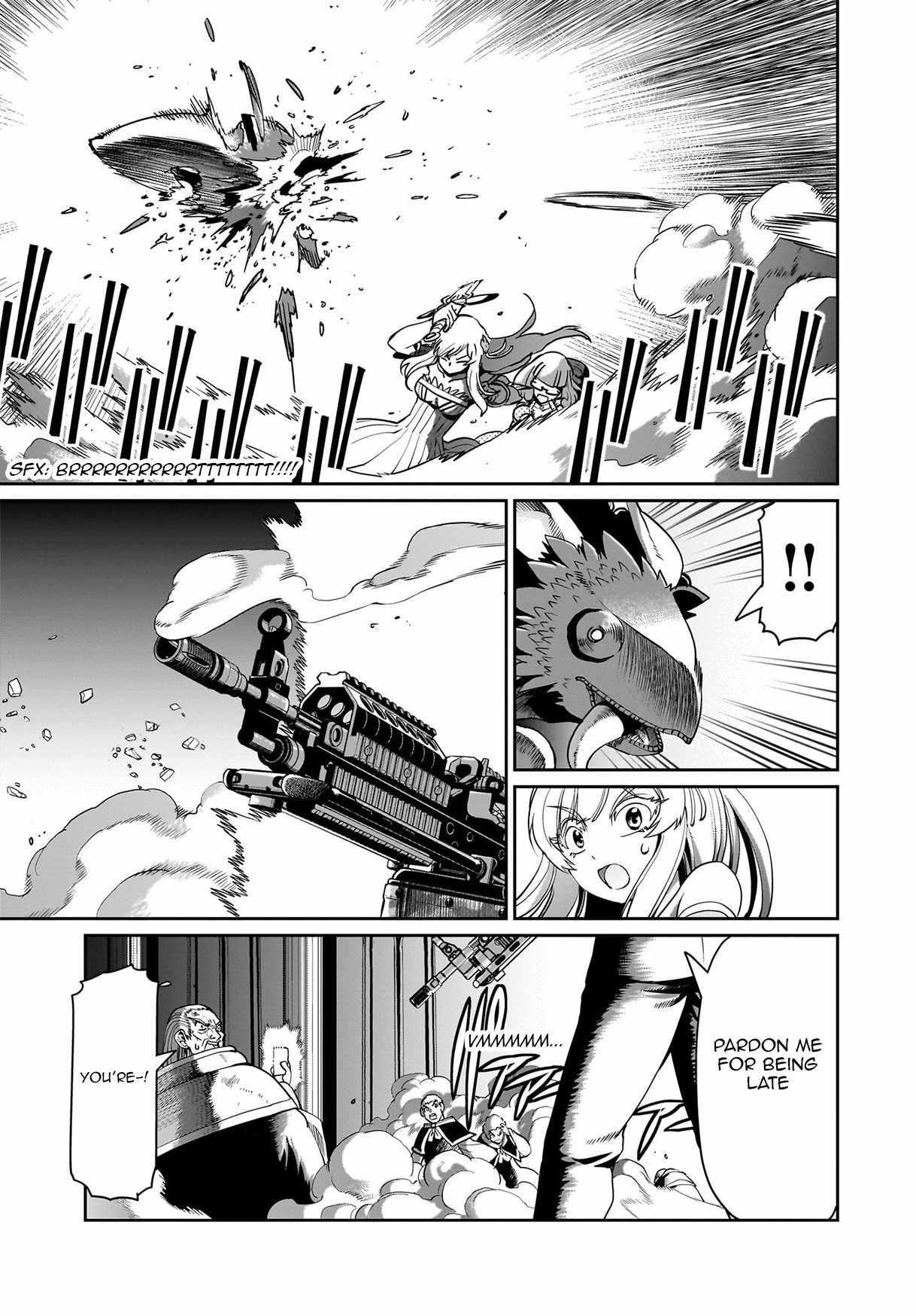 The gunner’s life of a middle-aged man summoned to another world and armed with a rifle: an airsoft addicted salaryman returns to the alternative world after work Chapter 56 - Page 21