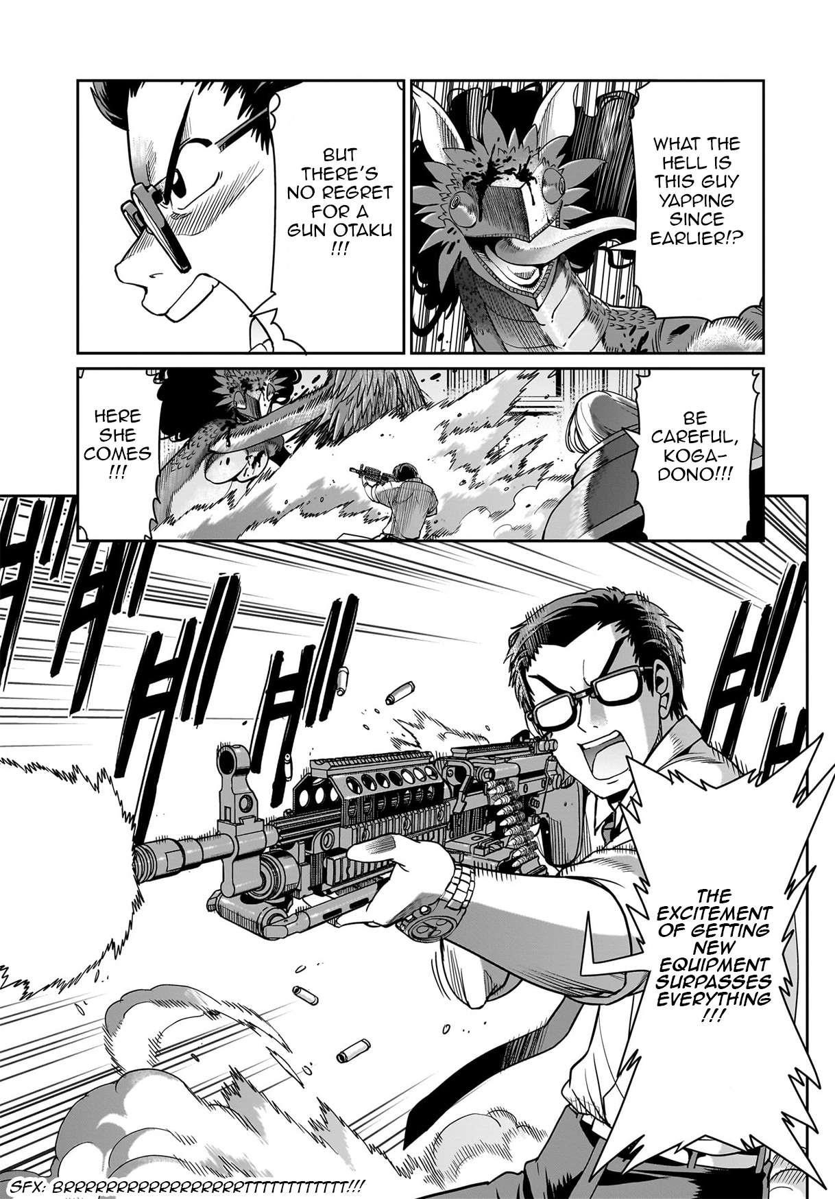 The gunner’s life of a middle-aged man summoned to another world and armed with a rifle: an airsoft addicted salaryman returns to the alternative world after work Chapter 57 - Page 11