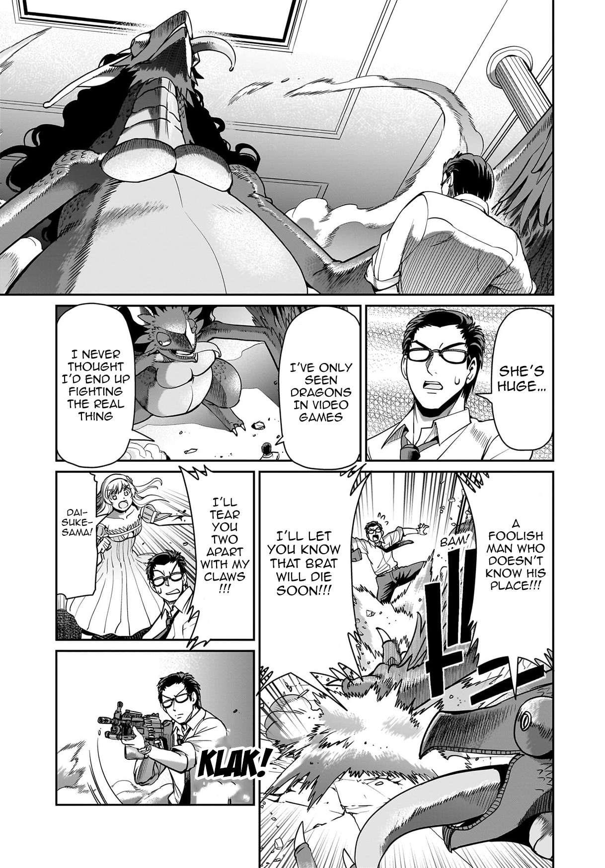 The gunner’s life of a middle-aged man summoned to another world and armed with a rifle: an airsoft addicted salaryman returns to the alternative world after work Chapter 57 - Page 7