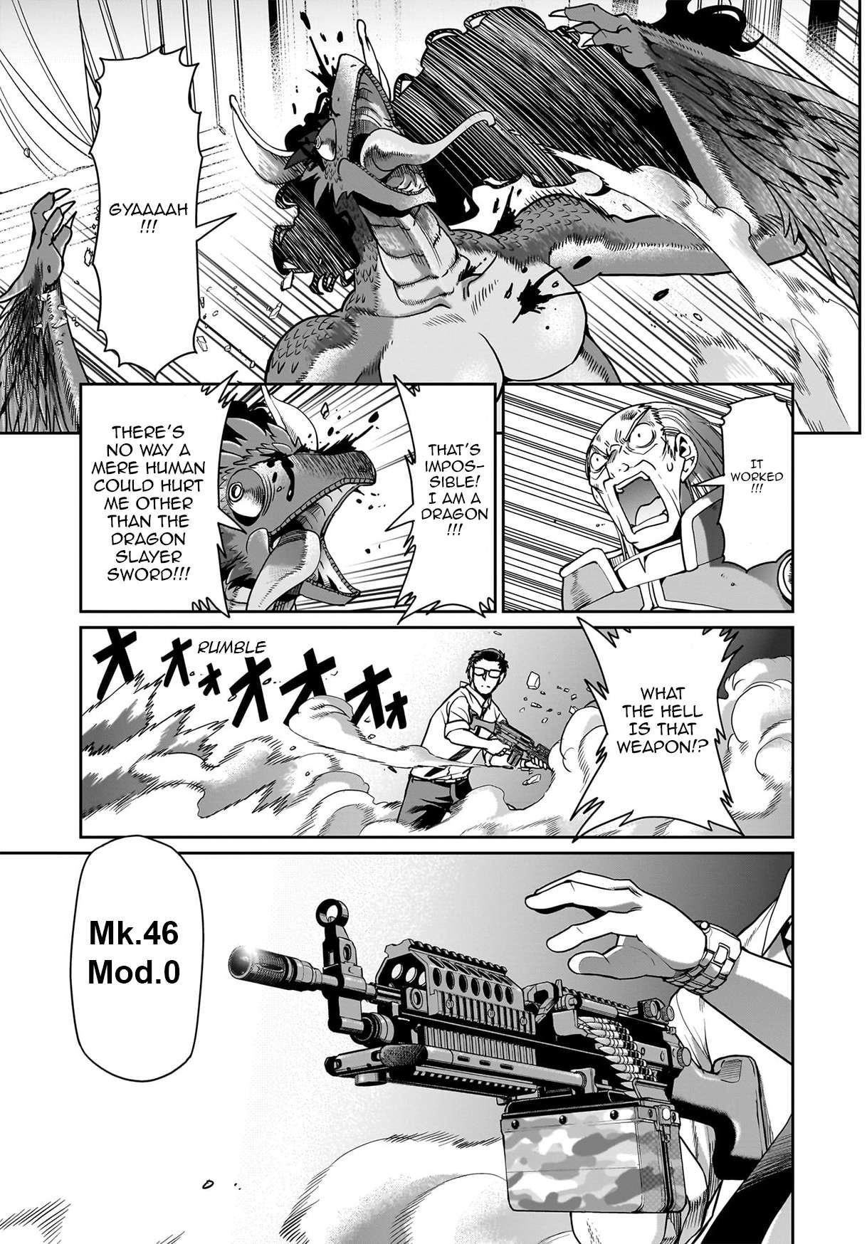 The gunner’s life of a middle-aged man summoned to another world and armed with a rifle: an airsoft addicted salaryman returns to the alternative world after work Chapter 57 - Page 9