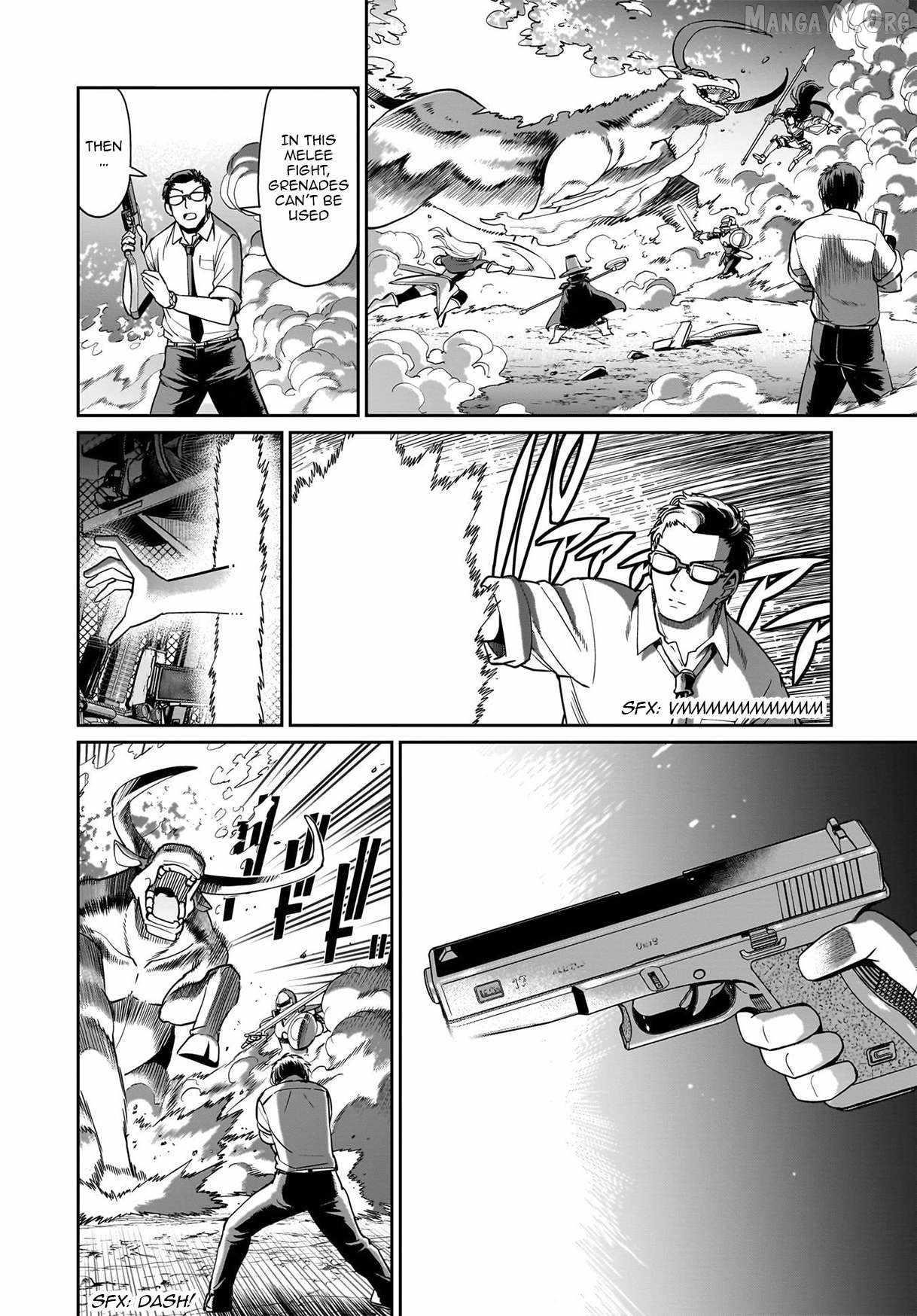 The gunner’s life of a middle-aged man summoned to another world and armed with a rifle: an airsoft addicted salaryman returns to the alternative world after work Chapter 69 - Page 10