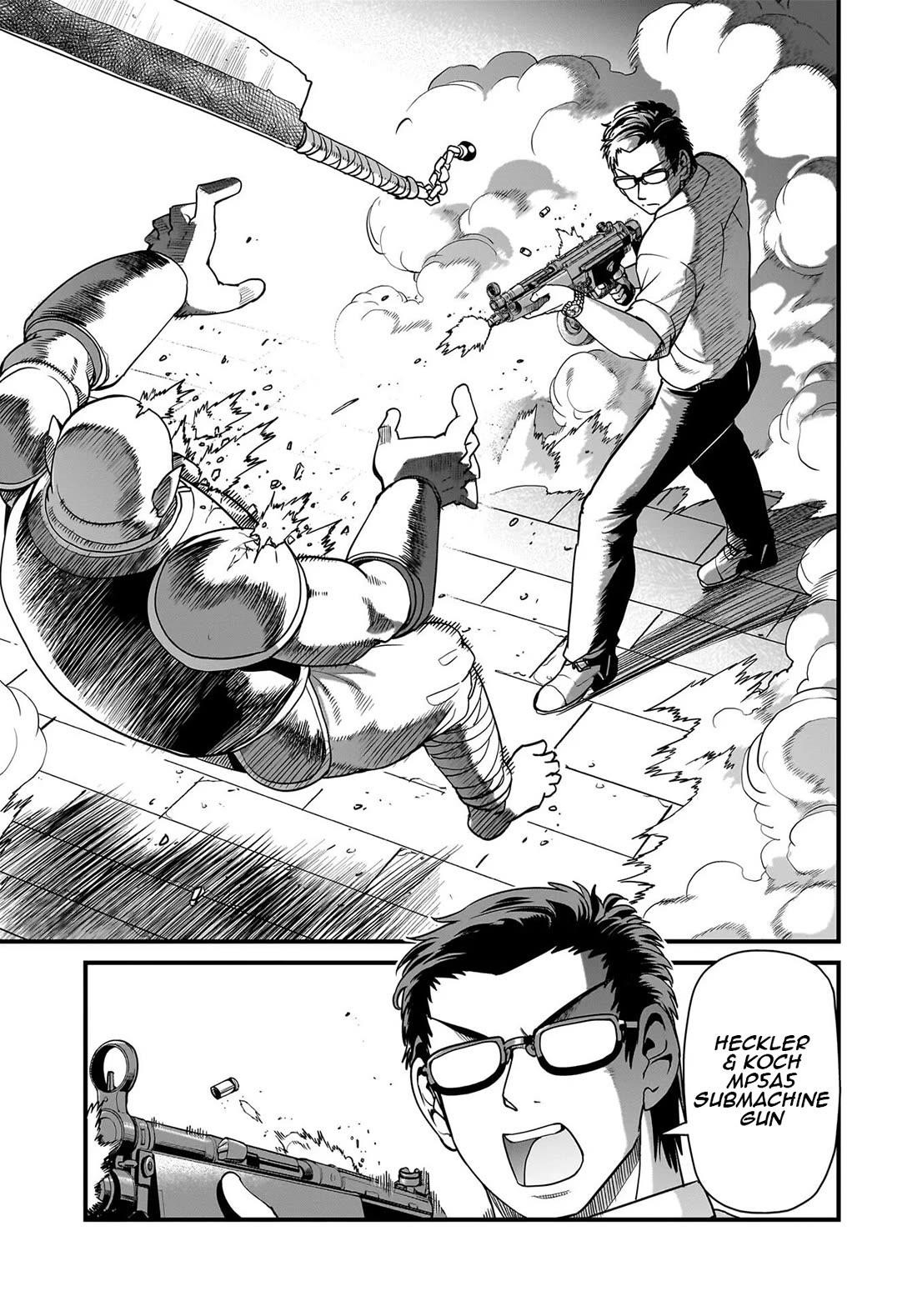 The gunner’s life of a middle-aged man summoned to another world and armed with a rifle: an airsoft addicted salaryman returns to the alternative world after work Chapter 72 - Page 5