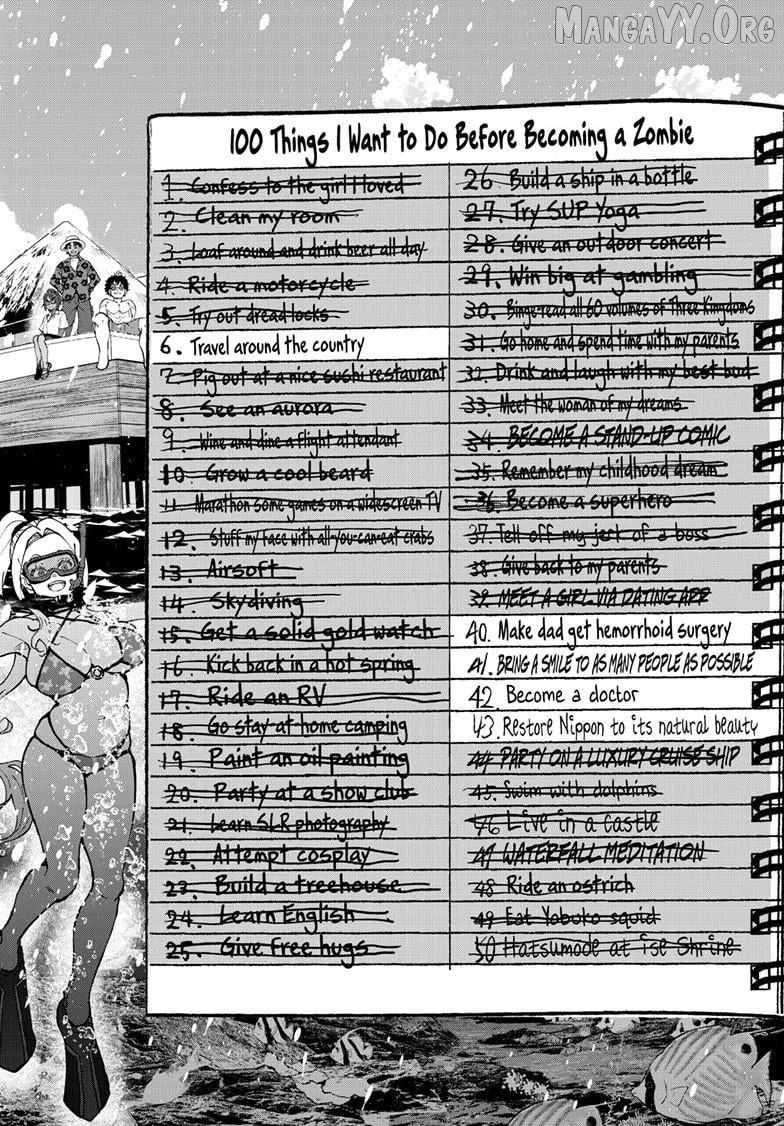 Zombie 100 ~100 Things I Want To Do Before I Become A Zombie Chapter 83 - Page 34