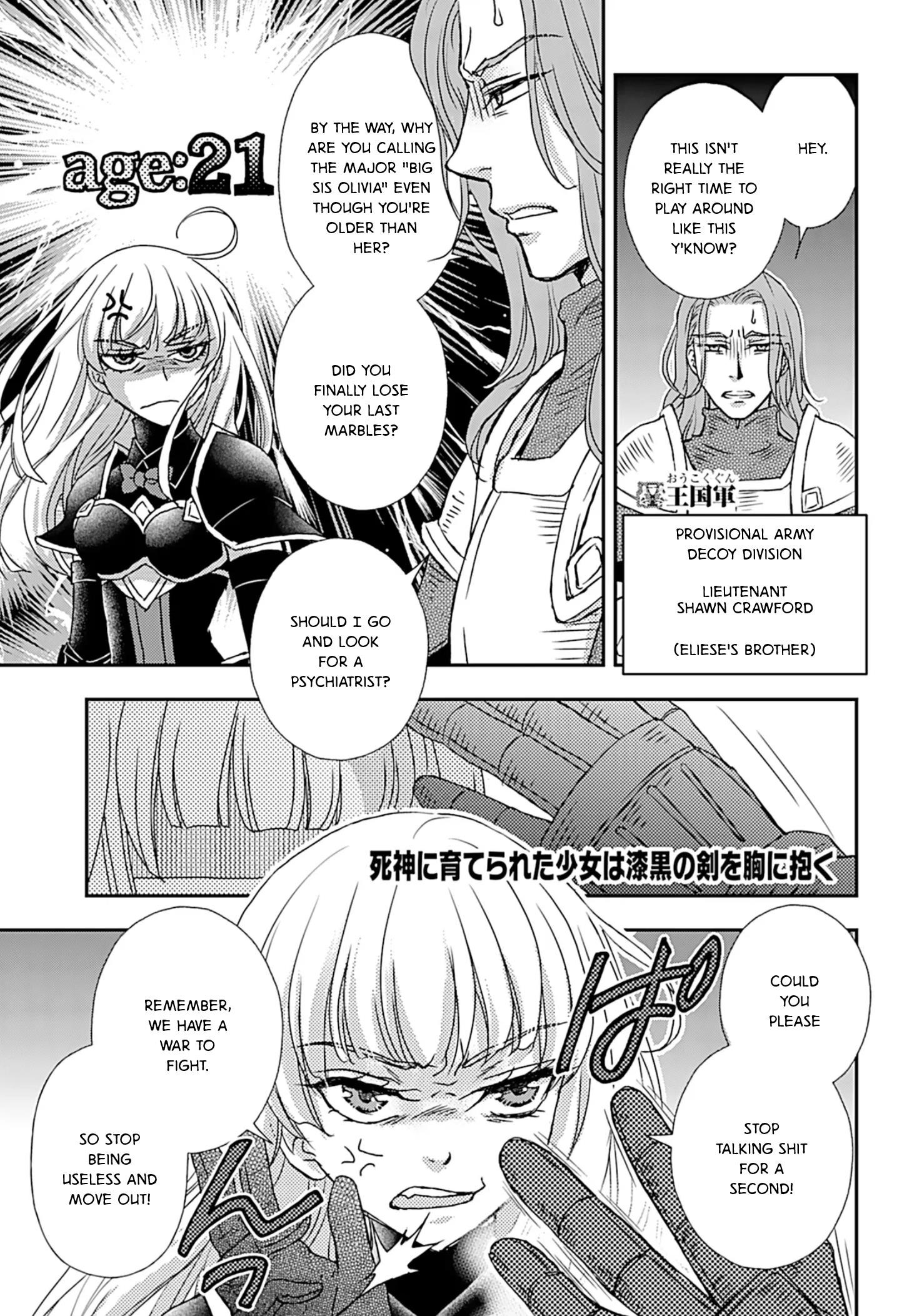 The Little Girl Raised By Death Hold The Sword Of Death Tight Chapter 51 - Page 1