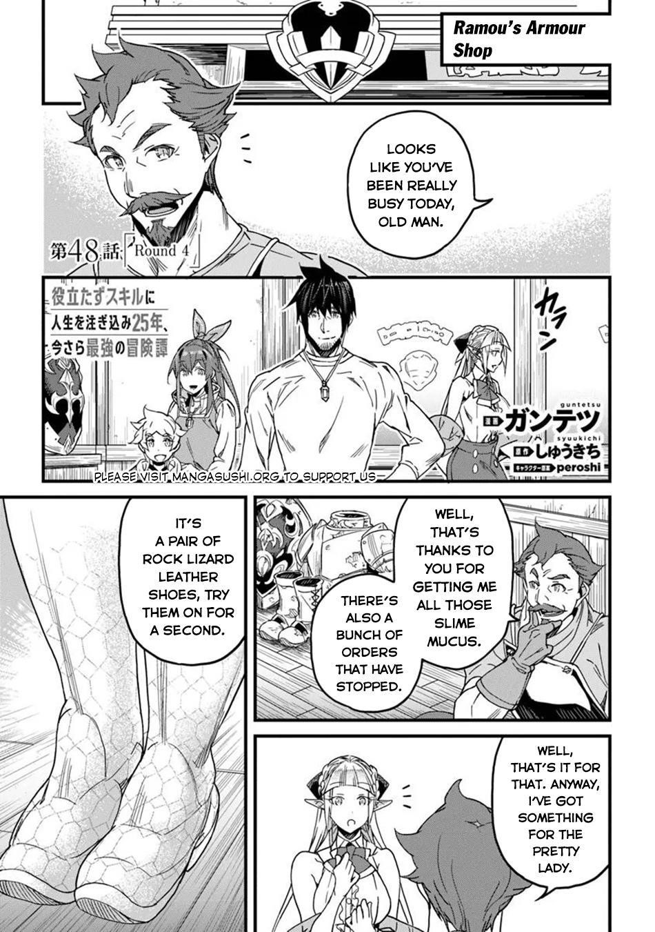 Yakudatazu Skill ni Jinsei o Sosogikomi 25-nen, Imasara Saikyou no Boukentan Midori Kashi no Akira Chapter 48 - Page 2