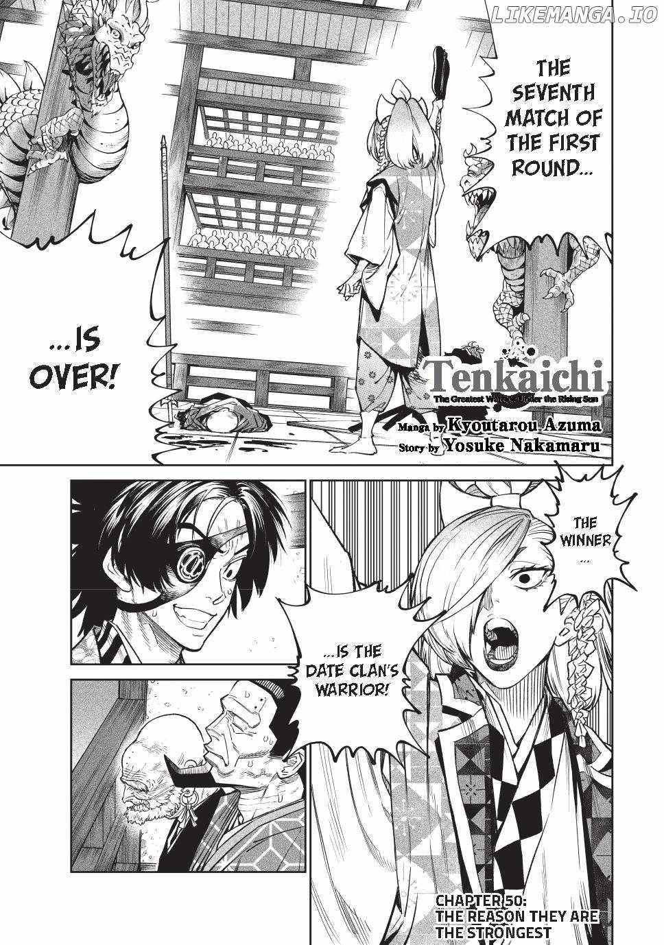Tenkaichi: Battle to Decide Japan’s Strongest Martial Artist Chapter 50 - Page 1