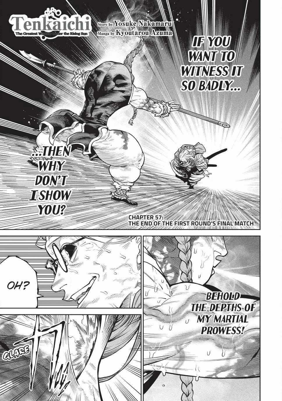 Tenkaichi: Battle to Decide Japan’s Strongest Martial Artist Chapter 57 - Page 1