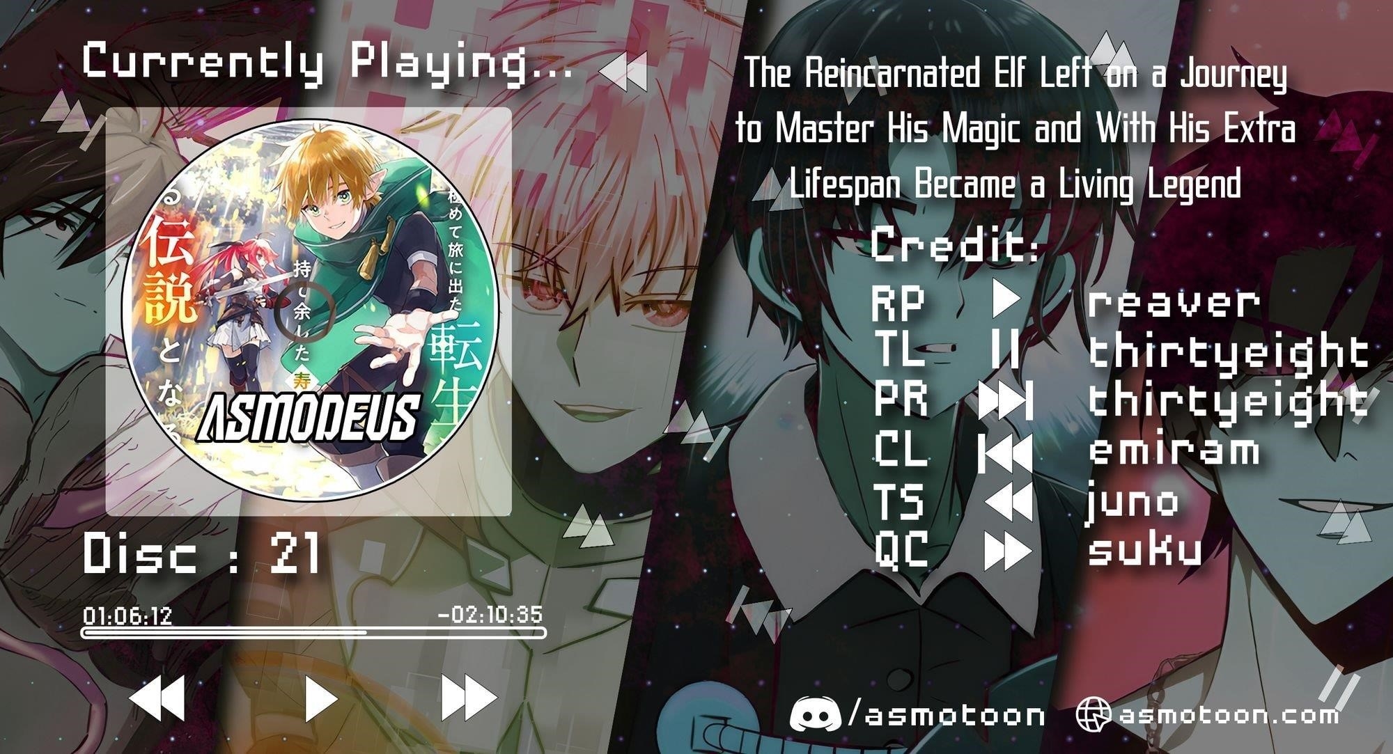 The Reincarnated Elf Left on a Journey to Master His Magic and With His Extra Lifespan Became a Living Legend Chapter 21 - Page 1