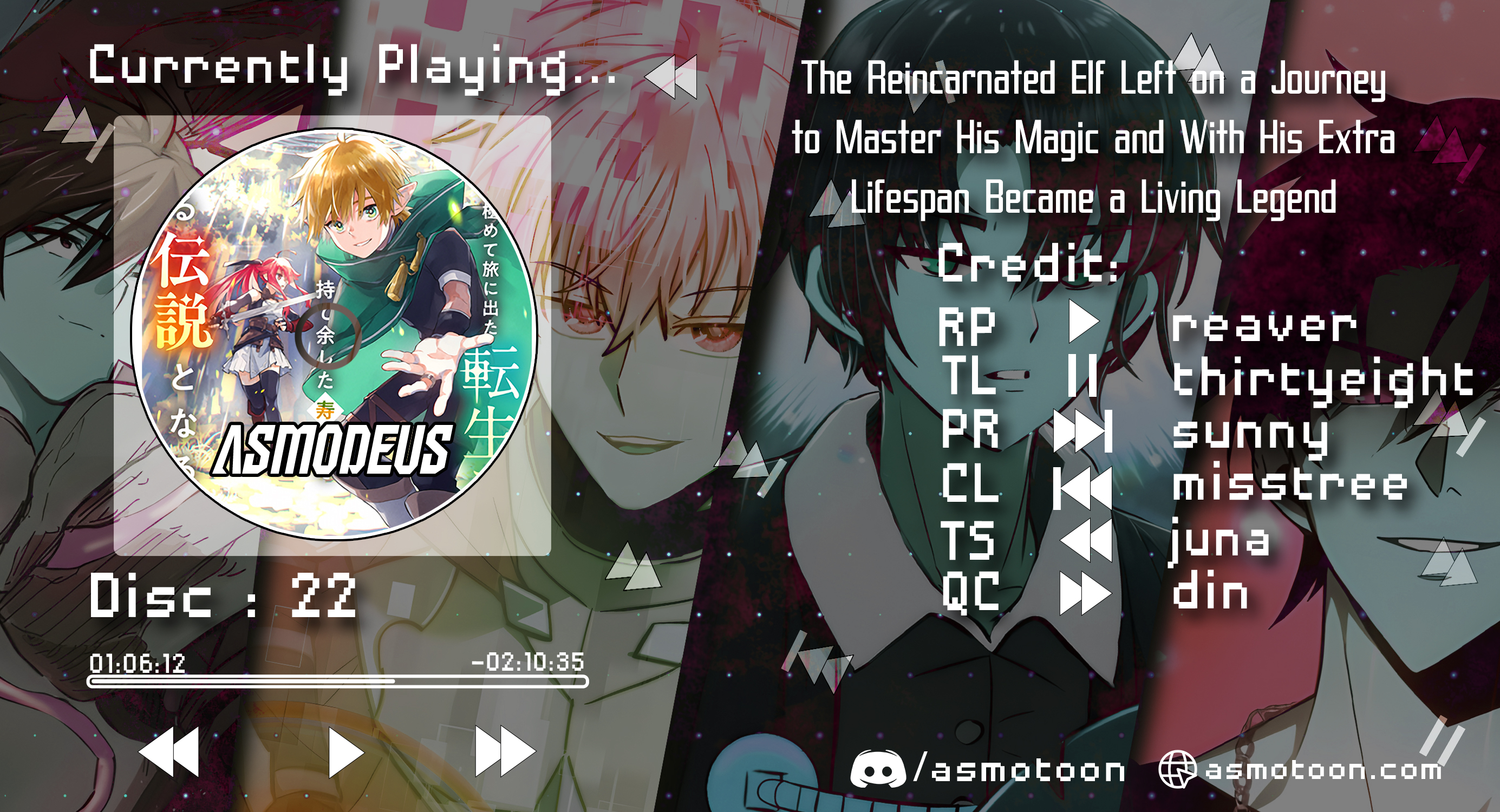 The Reincarnated Elf Left on a Journey to Master His Magic and With His Extra Lifespan Became a Living Legend Chapter 22 - Page 1