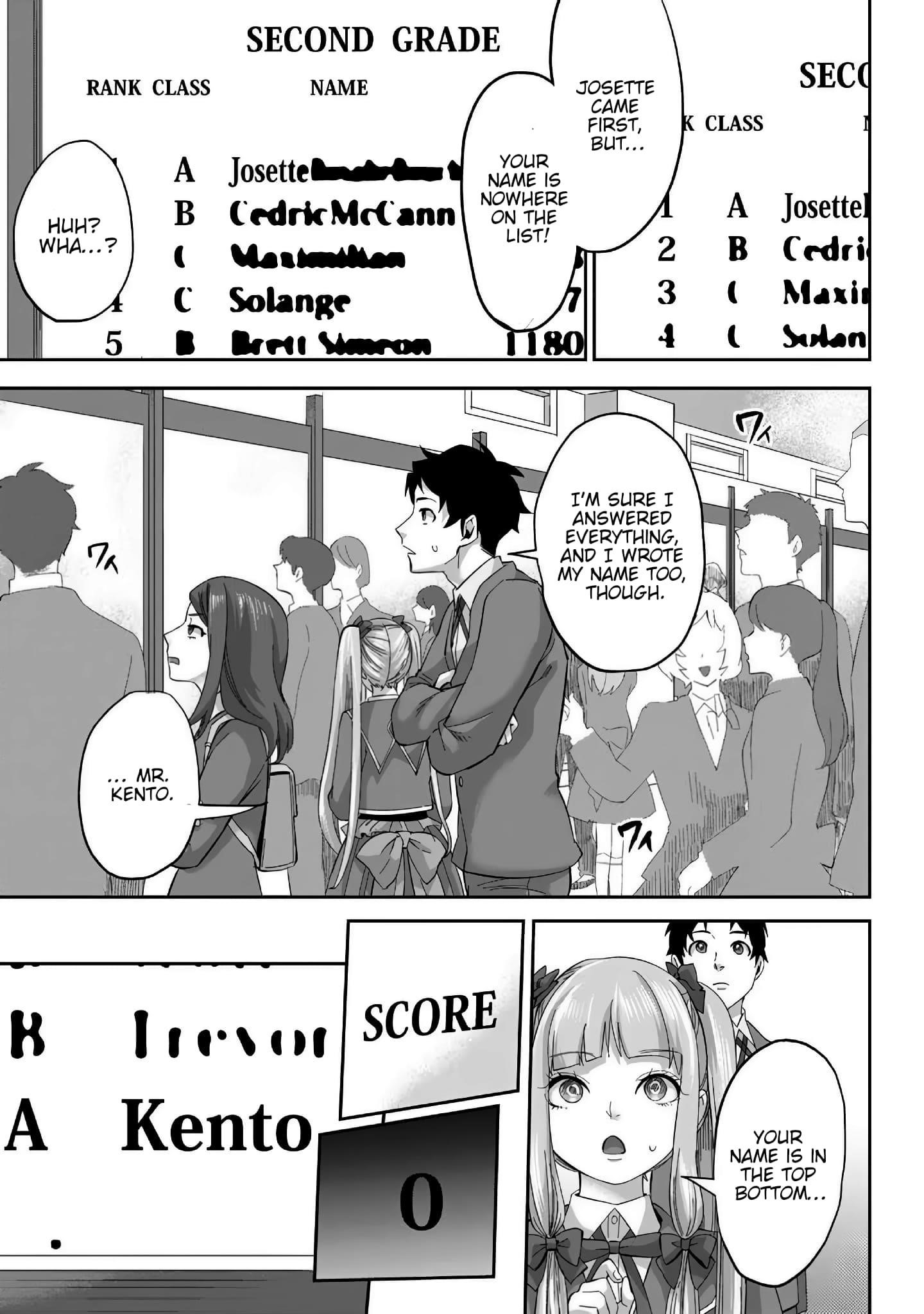 It Seems that I Was Reincarnated Into the World of a School Otome Game, but I Was a Background Male Student With Cheats Chapter 21 - Page 14