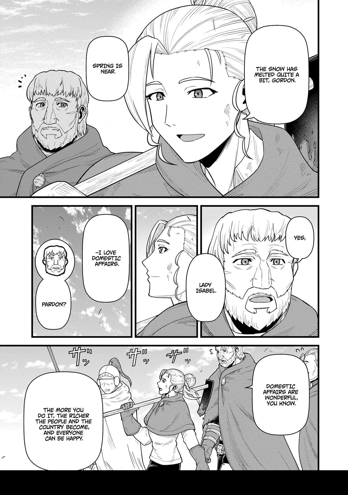 The Population of the Frontier Owner Starts With 0. “Dias the Blue” and a Blue-Horned Girl Chapter 60 - Page 32