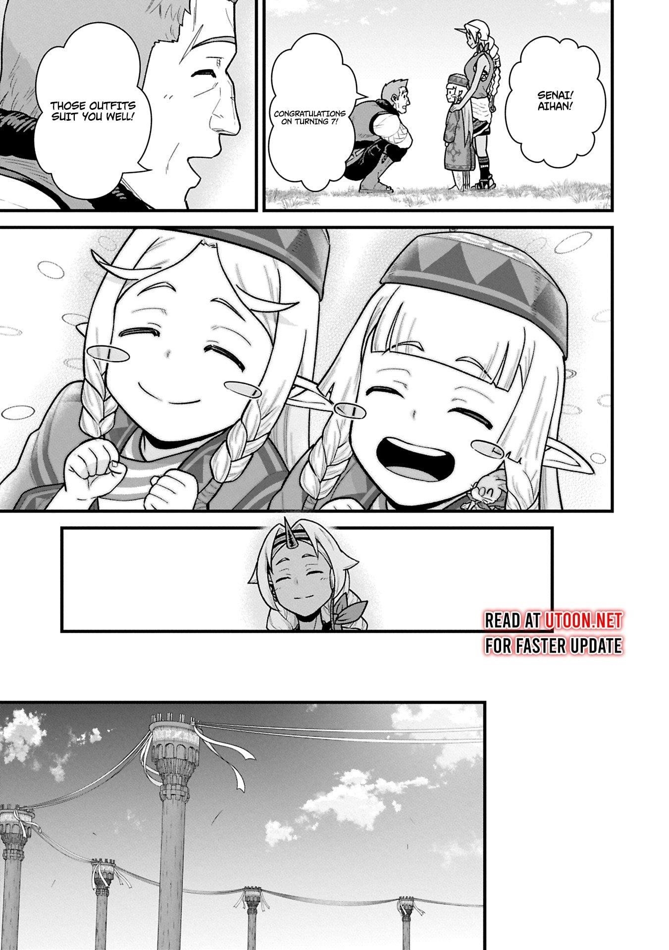 The Population of the Frontier Owner Starts With 0. “Dias the Blue” and a Blue-Horned Girl Chapter 61.1 - Page 14