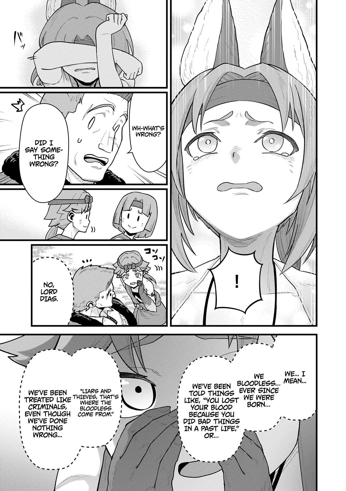 The Population of the Frontier Owner Starts With 0. “Dias the Blue” and a Blue-Horned Girl Chapter 62.1 - Page 12