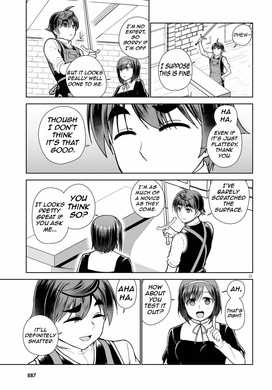 Botsuraku Youtei Nanode, Kajishokunin Wo Mezasu Chapter 56 - Page 24