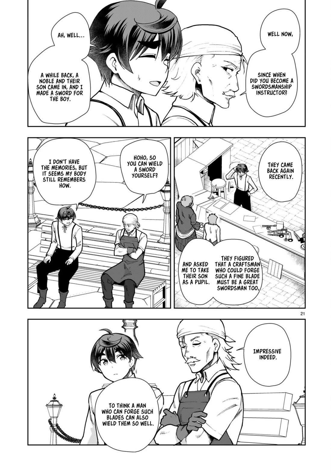 Botsuraku Youtei Nanode, Kajishokunin Wo Mezasu Chapter 81 - Page 21