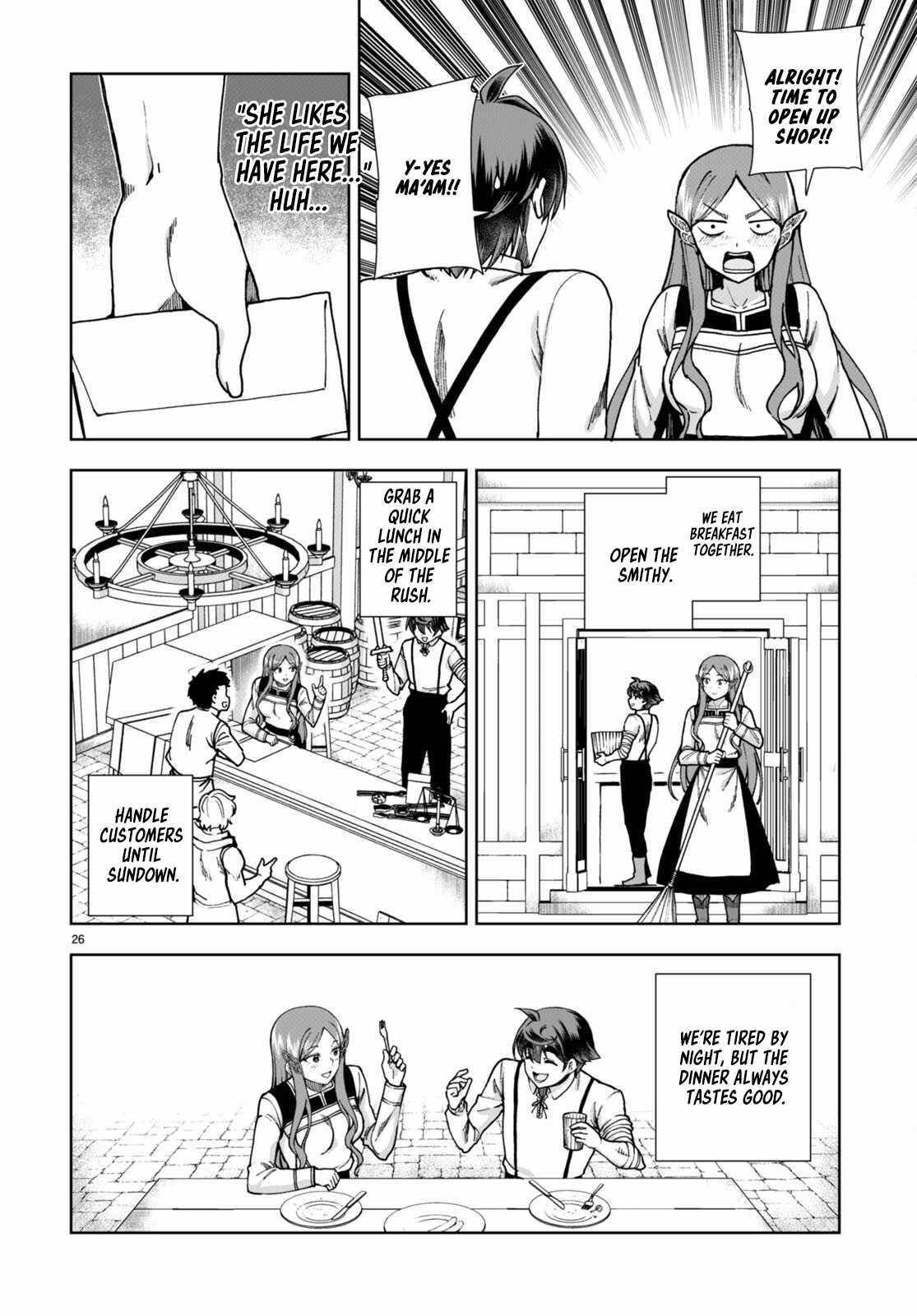 Botsuraku Youtei Nanode, Kajishokunin Wo Mezasu Chapter 85 - Page 26