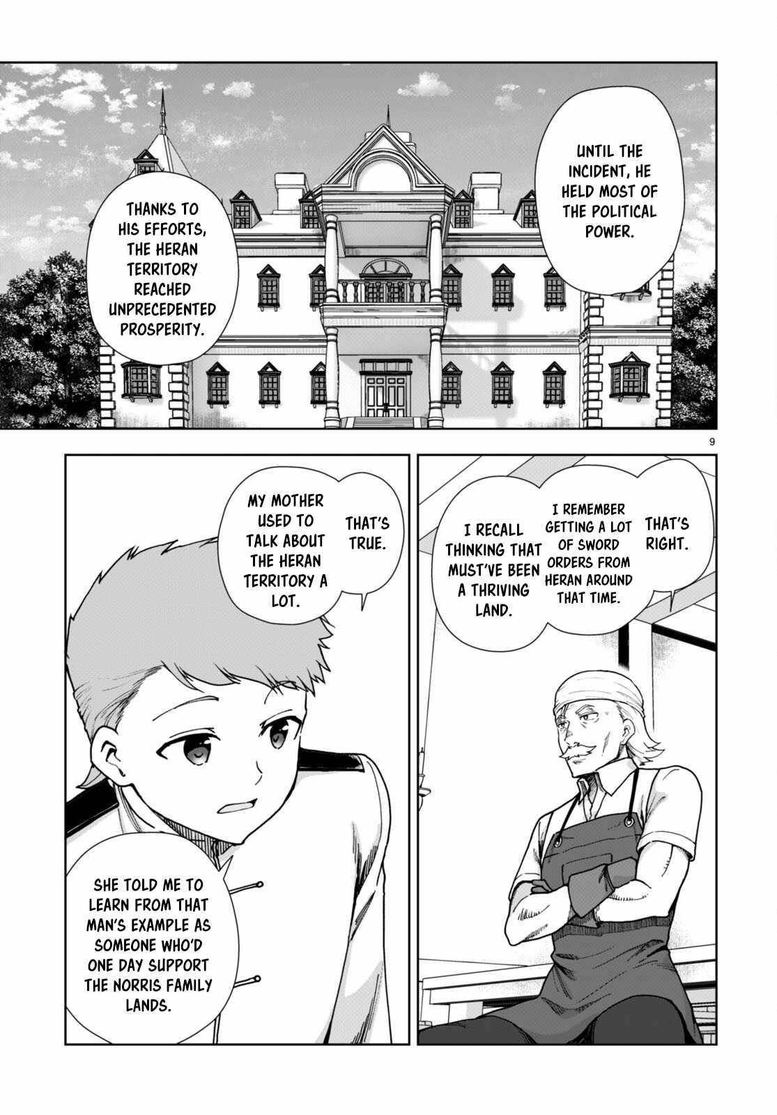 Botsuraku Youtei Nanode, Kajishokunin Wo Mezasu Chapter 86 - Page 9