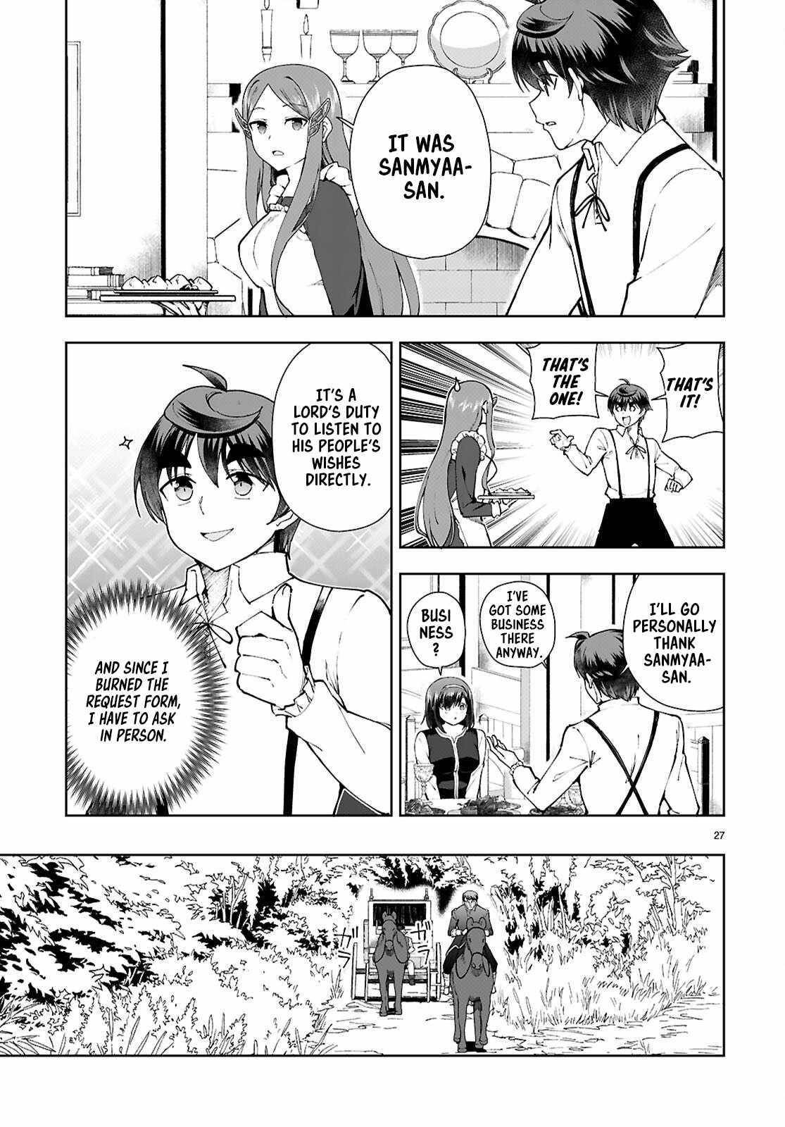 Botsuraku Youtei Nanode, Kajishokunin Wo Mezasu Chapter 96 - Page 27