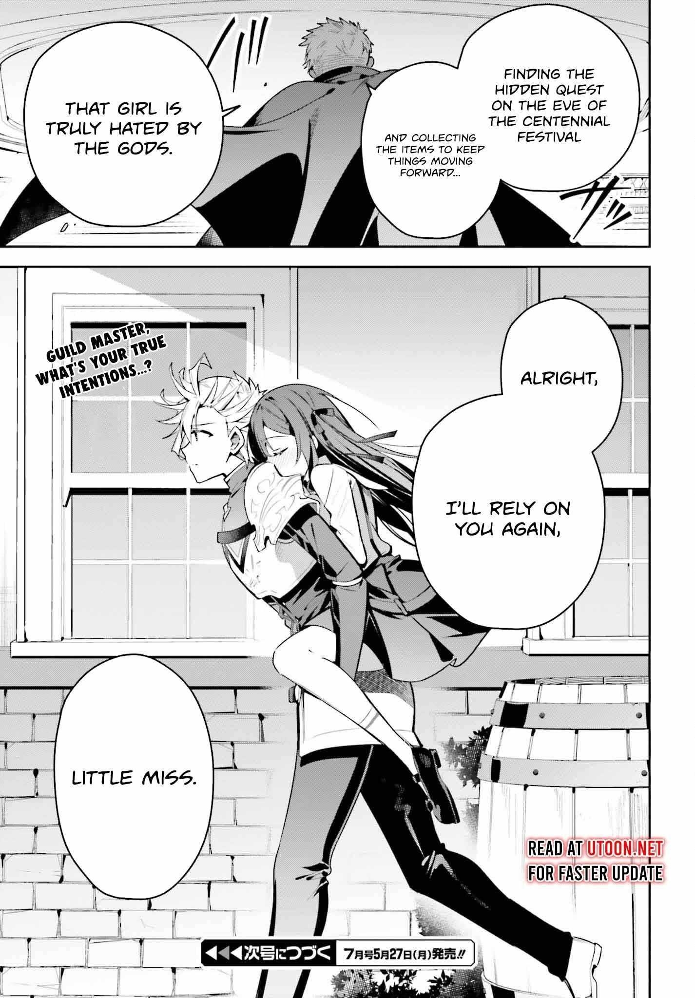 I’m the guild receptionist, but since I don’t want to work overtime, I think I’ll just solo the boss Chapter 31 - Page 21