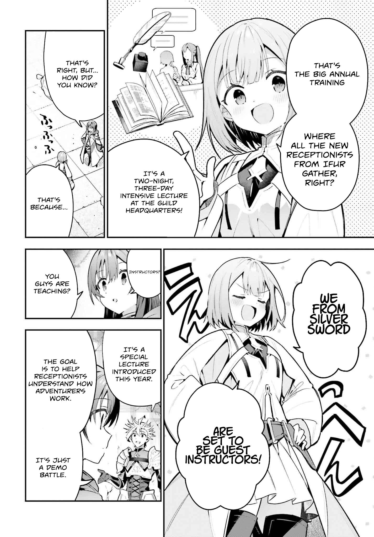 I’m the guild receptionist, but since I don’t want to work overtime, I think I’ll just solo the boss Chapter 40 - Page 11