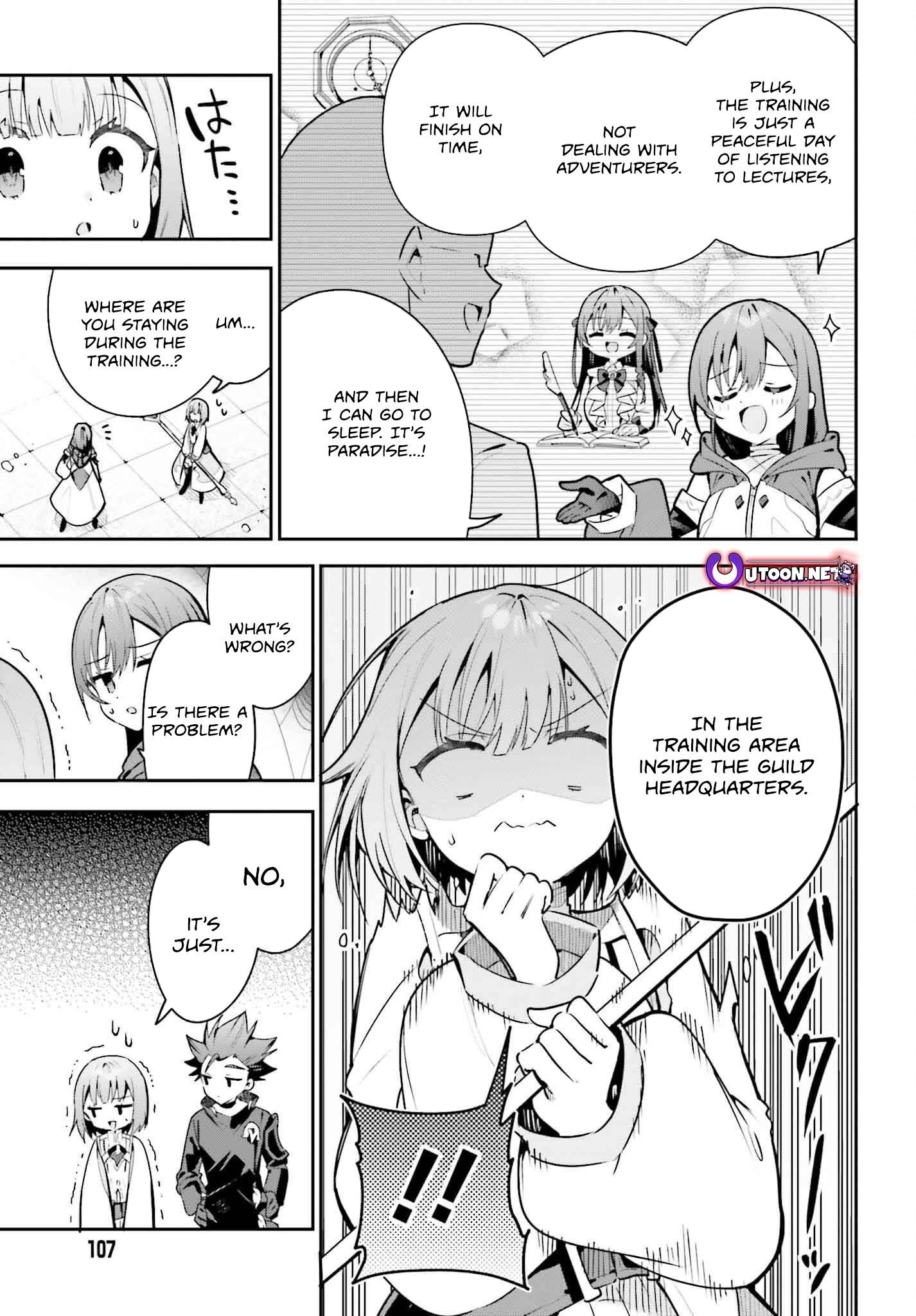 I’m the guild receptionist, but since I don’t want to work overtime, I think I’ll just solo the boss Chapter 40 - Page 14