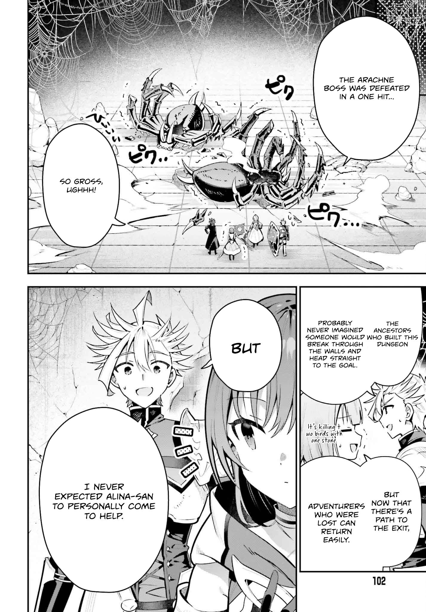 I’m the guild receptionist, but since I don’t want to work overtime, I think I’ll just solo the boss Chapter 40 - Page 9