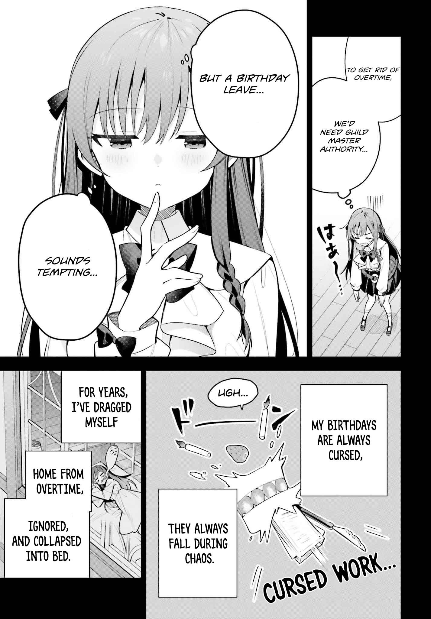 I’m the guild receptionist, but since I don’t want to work overtime, I think I’ll just solo the boss Chapter 41 - Page 8