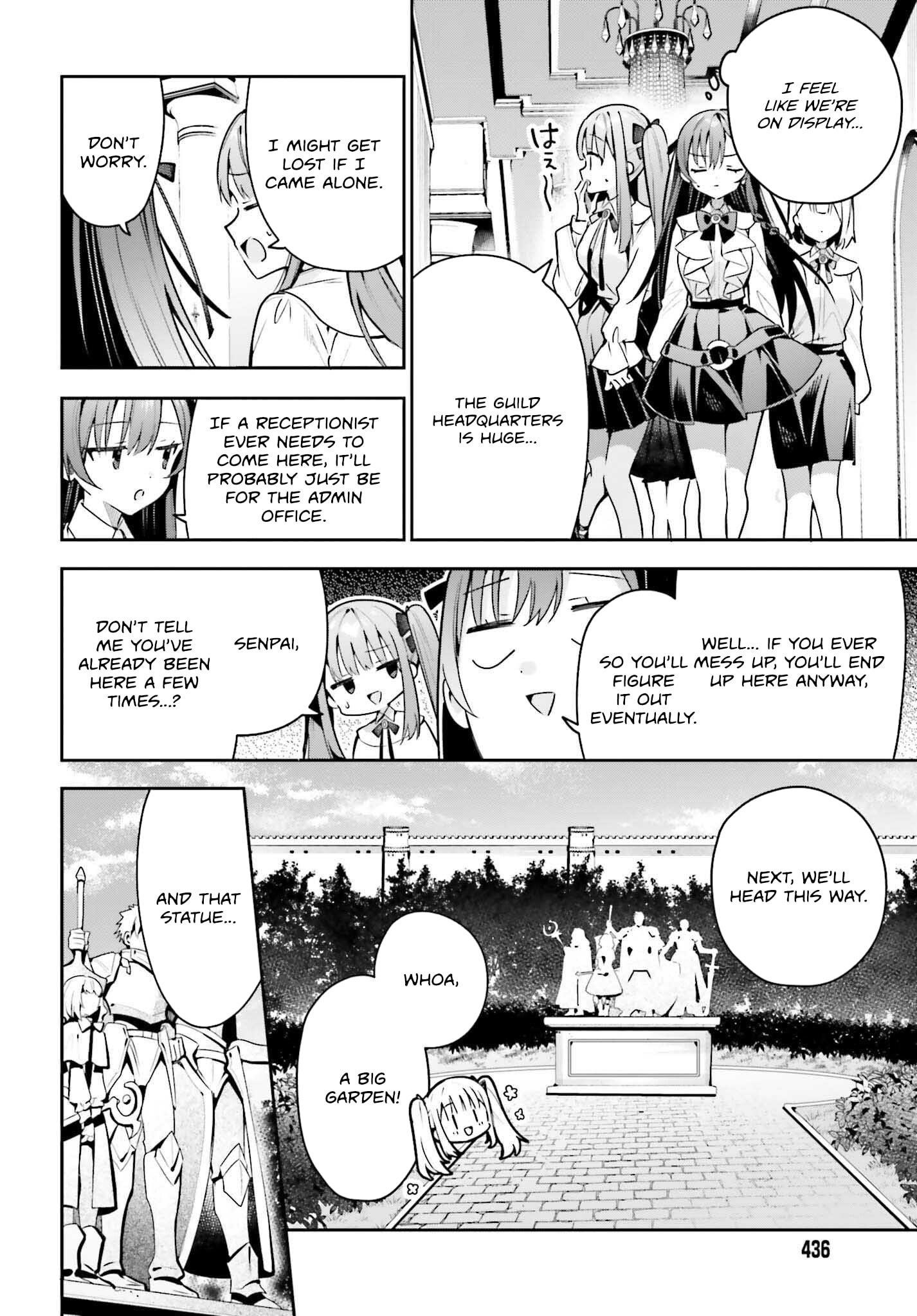 I’m the guild receptionist, but since I don’t want to work overtime, I think I’ll just solo the boss Chapter 42 - Page 7