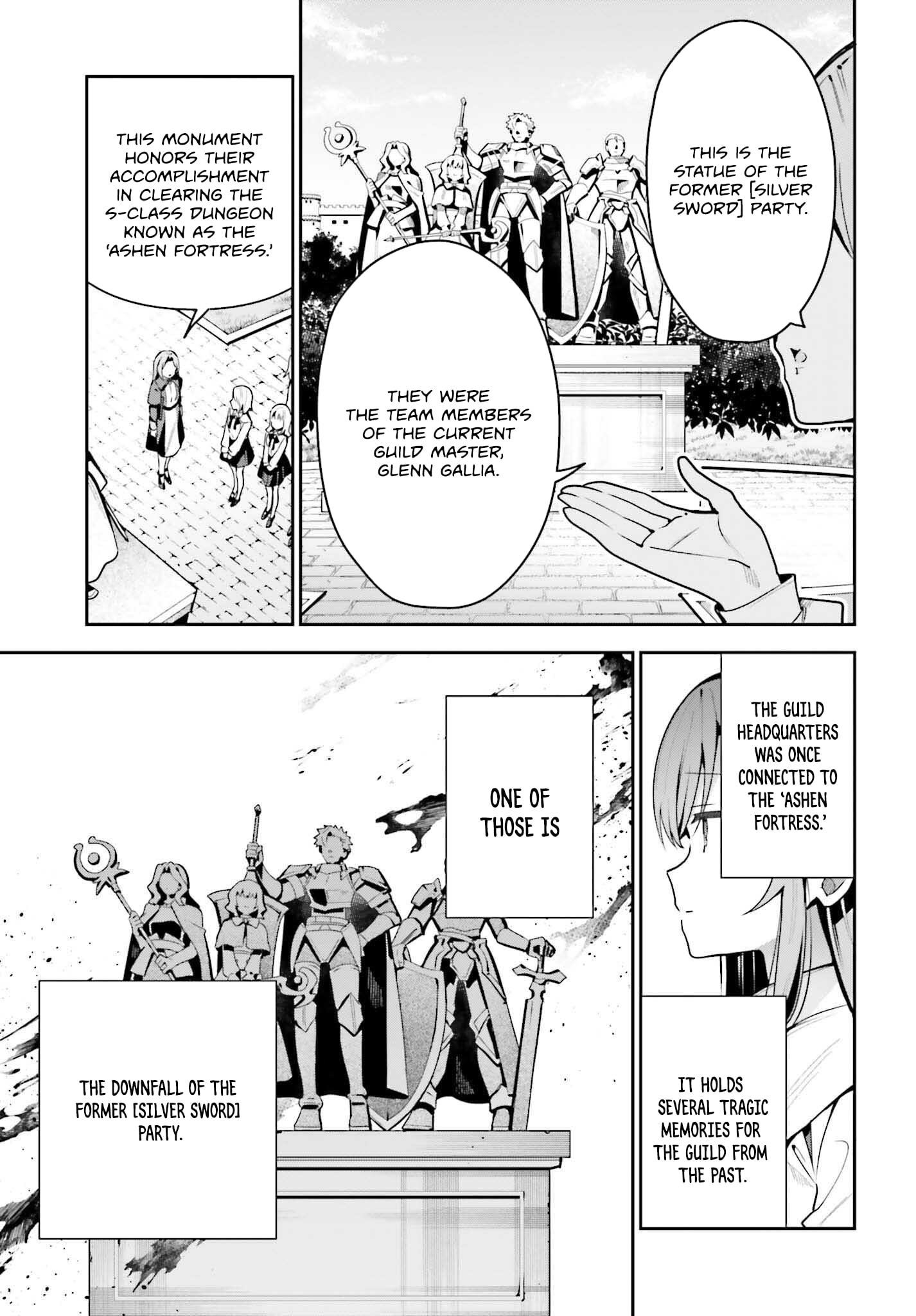 I’m the guild receptionist, but since I don’t want to work overtime, I think I’ll just solo the boss Chapter 42 - Page 8