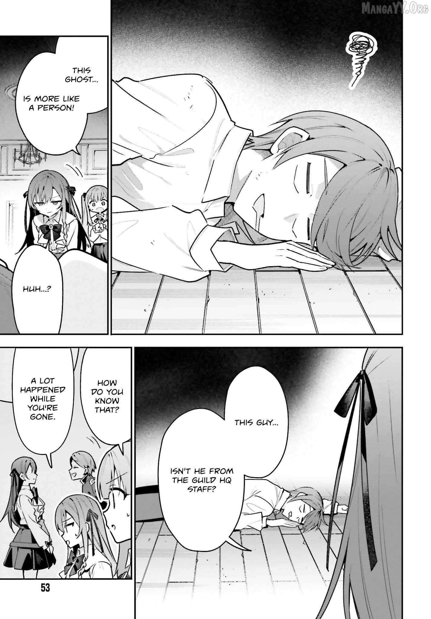 I’m the guild receptionist, but since I don’t want to work overtime, I think I’ll just solo the boss Chapter 45.1 - Page 19