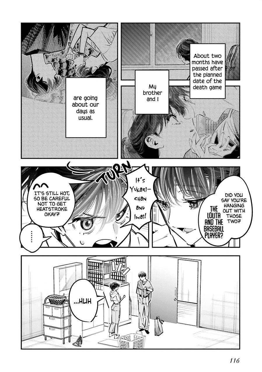 I Reincarnated as the Little Sister of a Death Game Manga’s Murder Mastermind and Failed Chapter 25.5 - Page 2