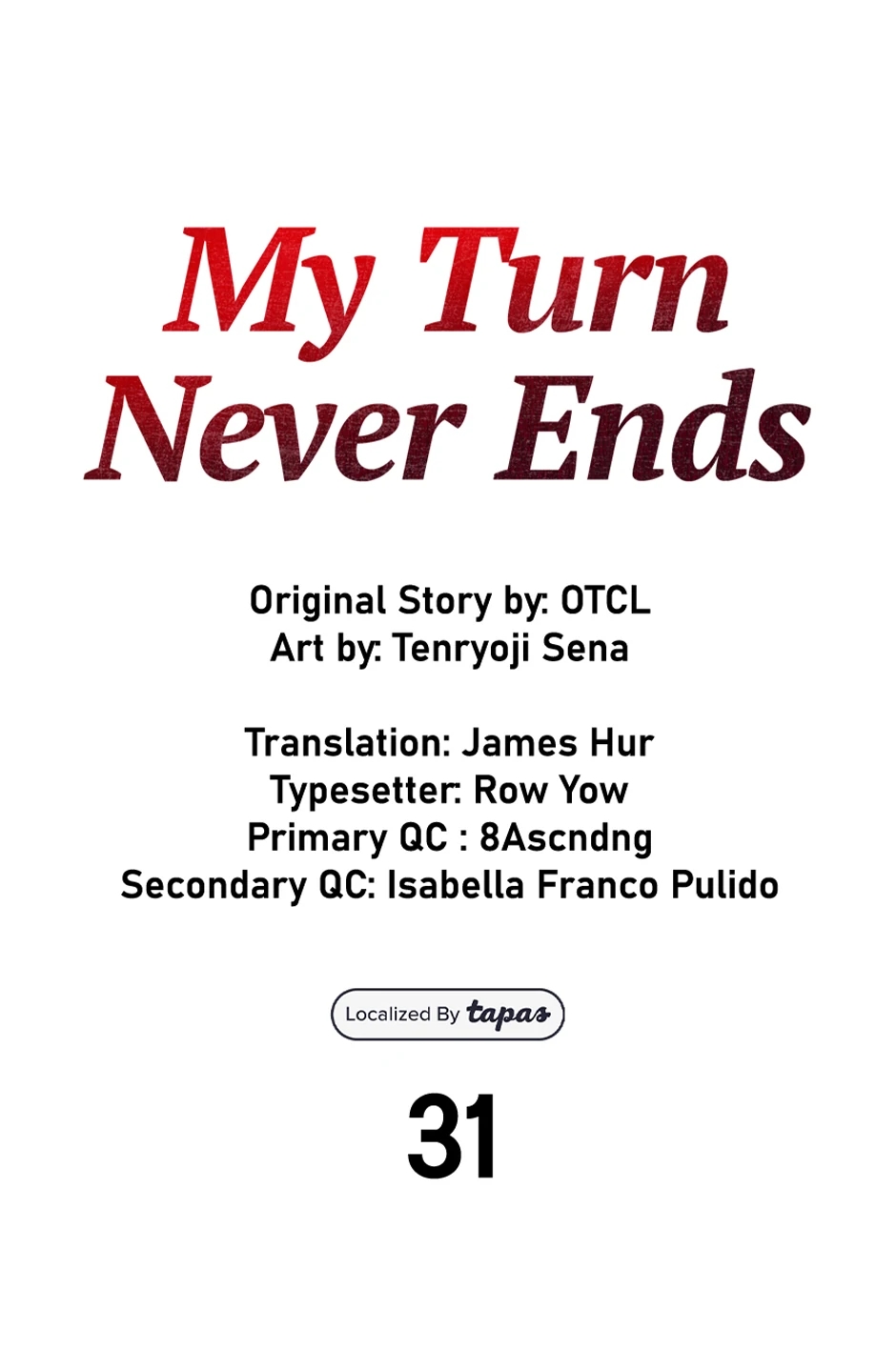 My Eternal Reign Chapter 31 - Page 1