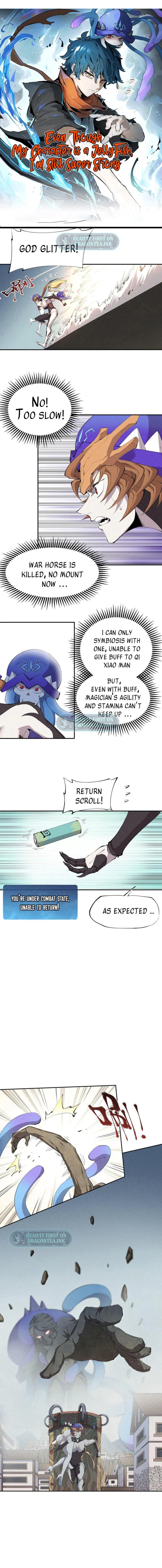 Even Though My Character Is A Jellyfish, I’M Still Super Strong Chapter 31 - Page 1