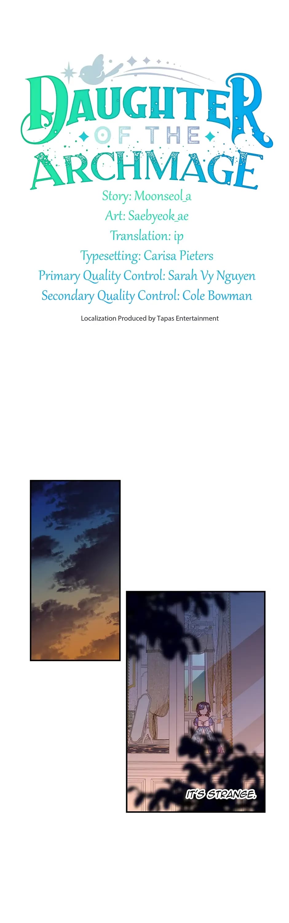 The Archmage’s Daughter Chapter 142 - Page 1