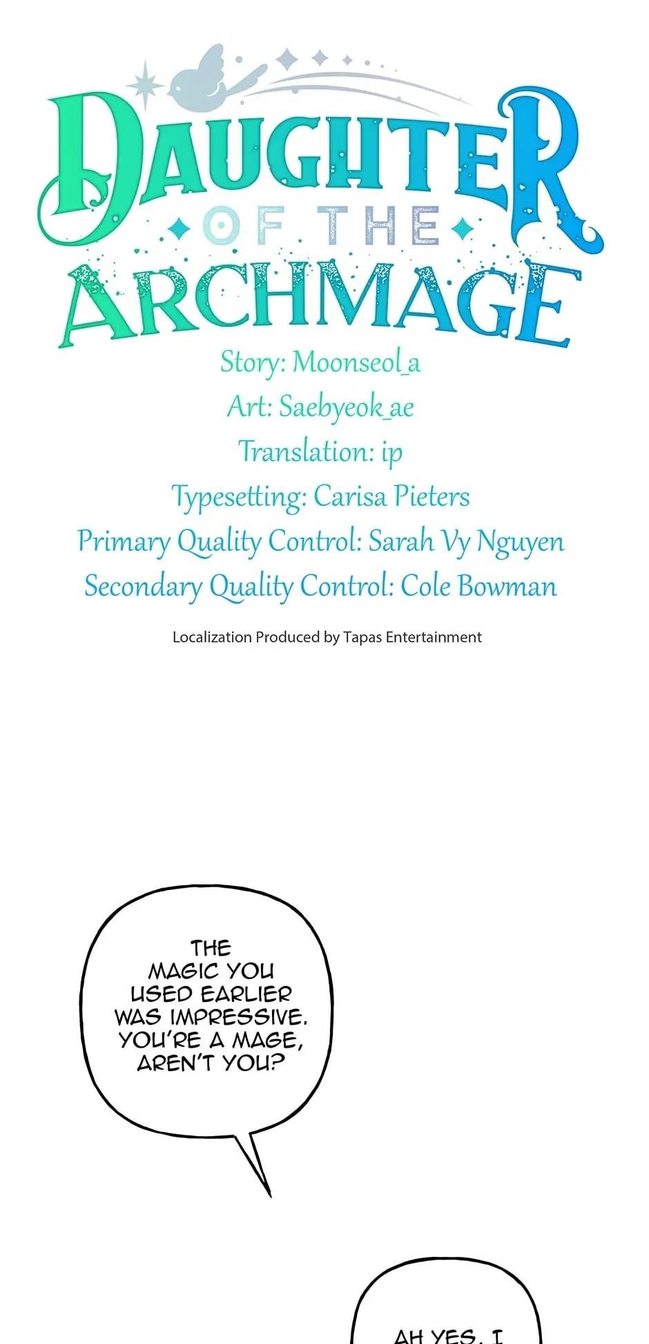 The Archmage’s Daughter Chapter 154 - Page 1