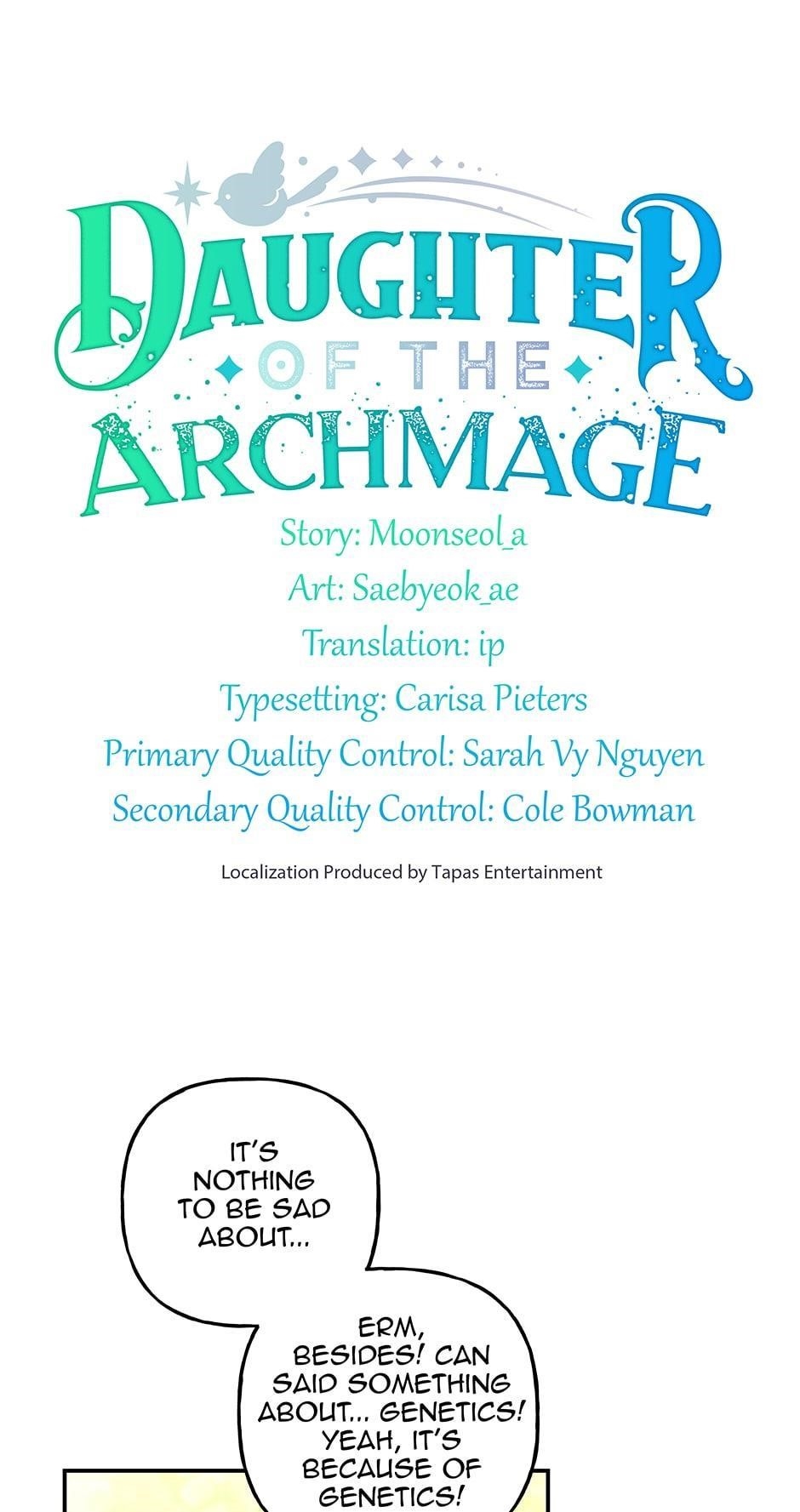 The Archmage’s Daughter Chapter 173 - Page 1