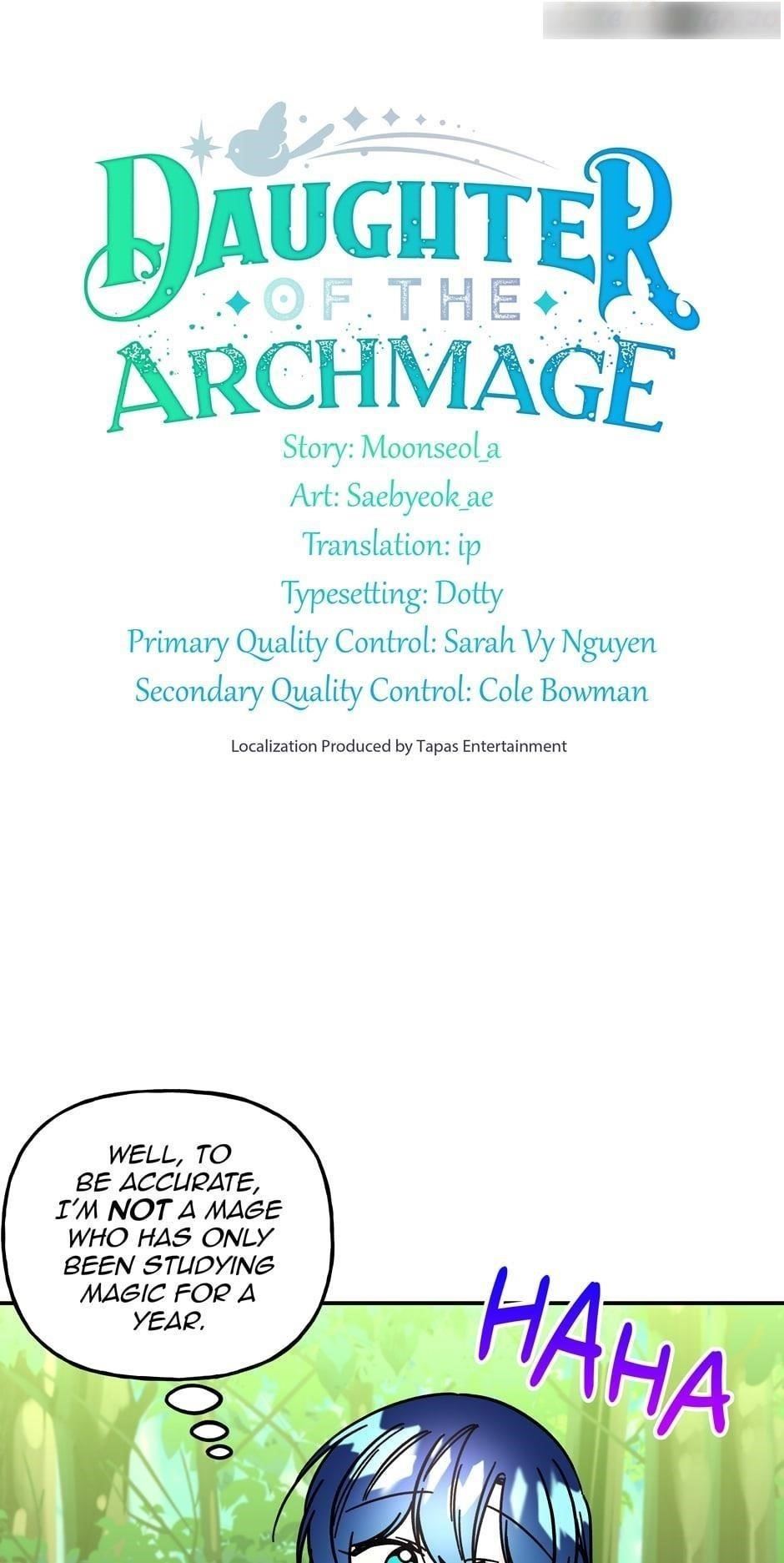 The Archmage’s Daughter Chapter 187 - Page 1