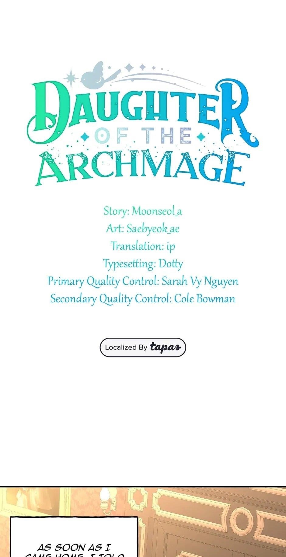 The Archmage’s Daughter Chapter 201 - Page 1