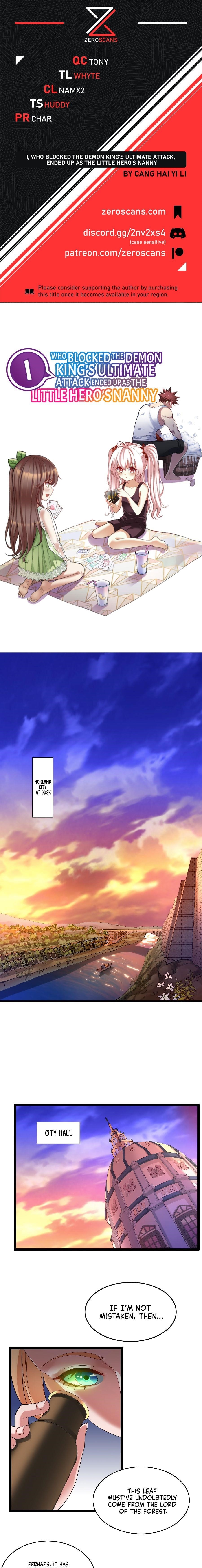 I, Who Blocked the Demon King’s Ultimate Attack, Ended up as the Little Hero’s Nanny! Chapter 14 - Page 1