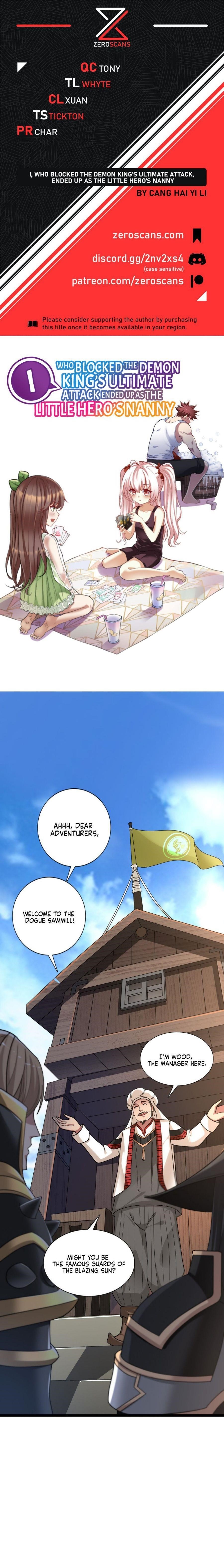 I, Who Blocked the Demon King’s Ultimate Attack, Ended up as the Little Hero’s Nanny! Chapter 6 - Page 1