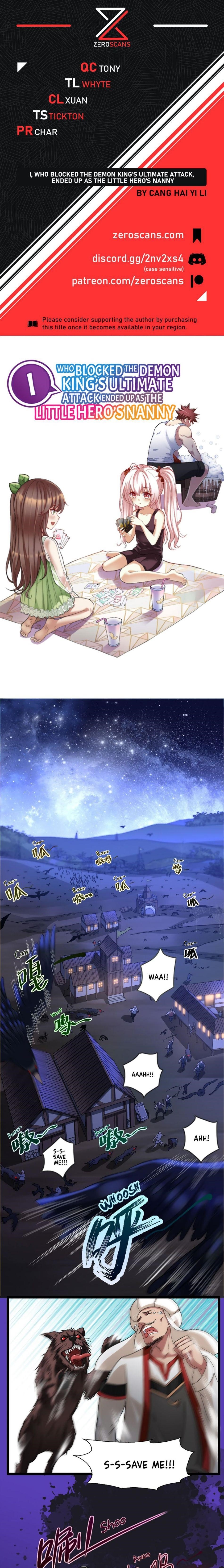 I, Who Blocked the Demon King’s Ultimate Attack, Ended up as the Little Hero’s Nanny! Chapter 7 - Page 1