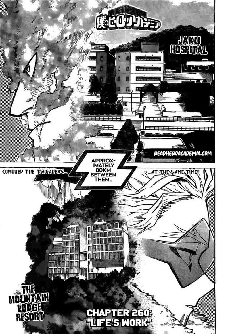 My Hero Academia Chapter 260 - Page 1