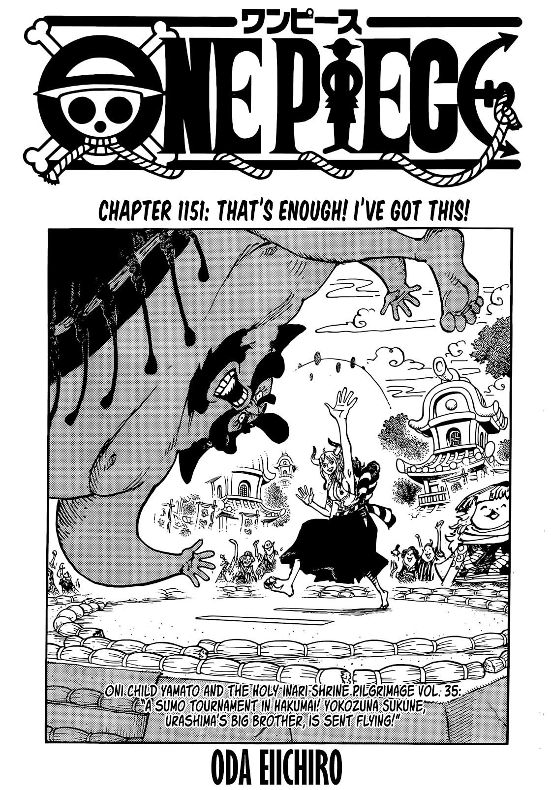 One Piece Chapter 1151 - Page 1