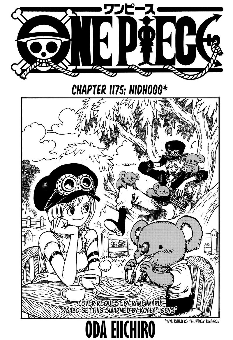 One Piece Chapter 1175 - Page 1