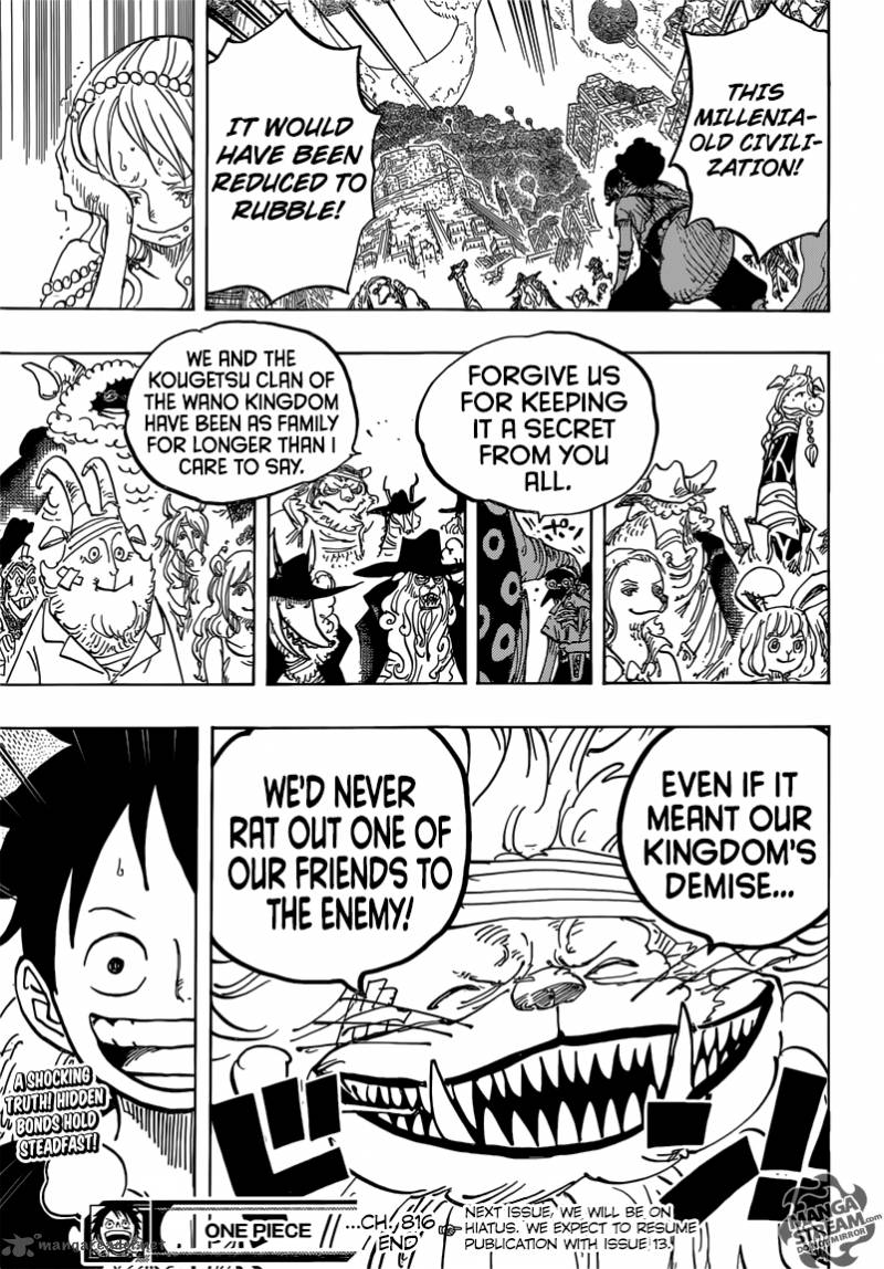 One Piece Chapter 816 - Page 18