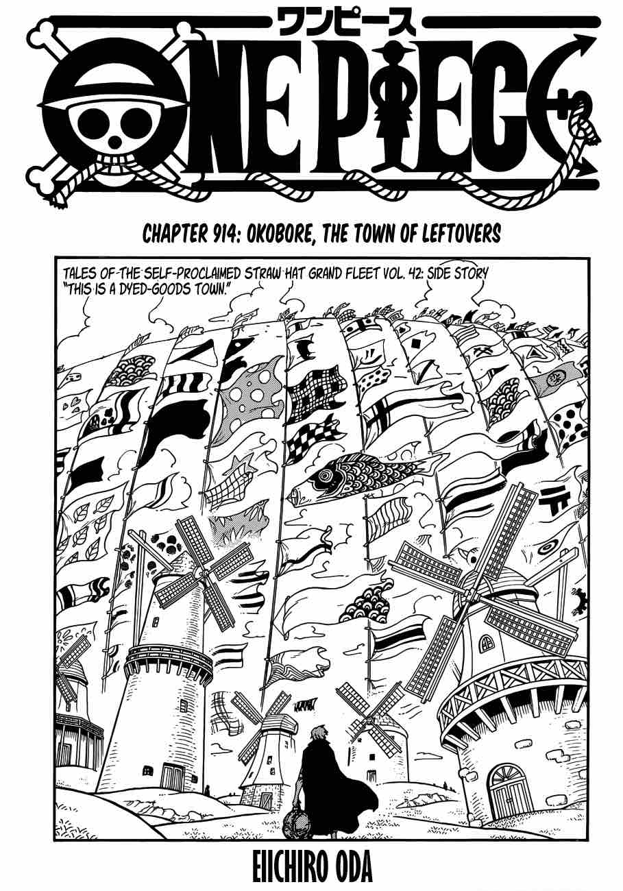 One Piece Chapter 914 - Page 1