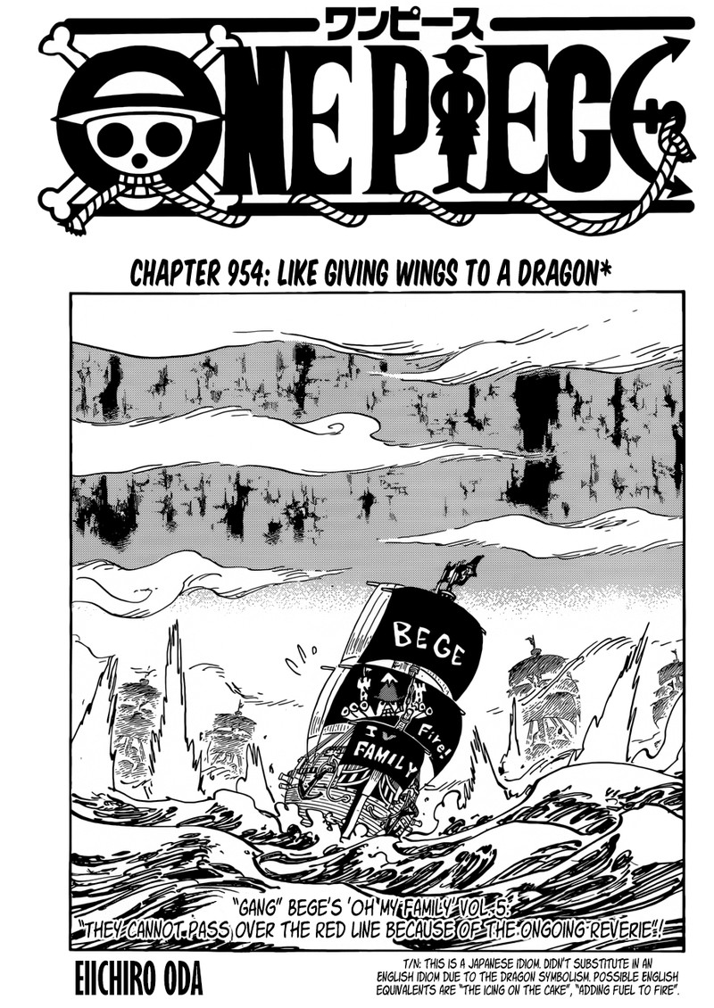 One Piece Chapter 954 - Page 1