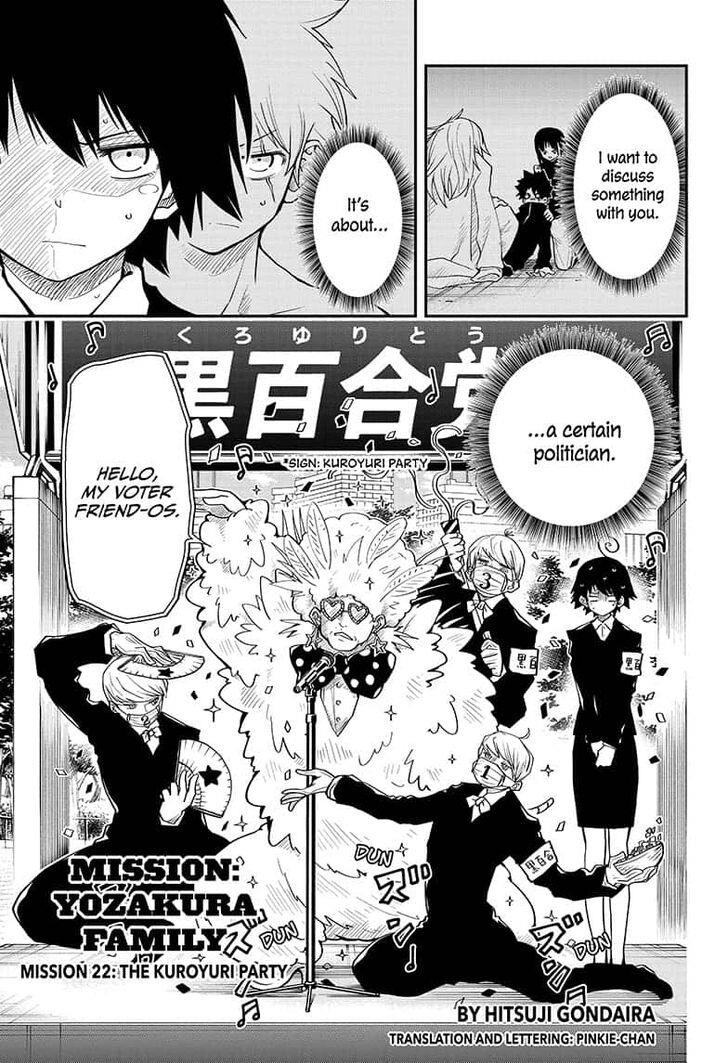 Mission: Yozakura Family Chapter 22 - Page 1