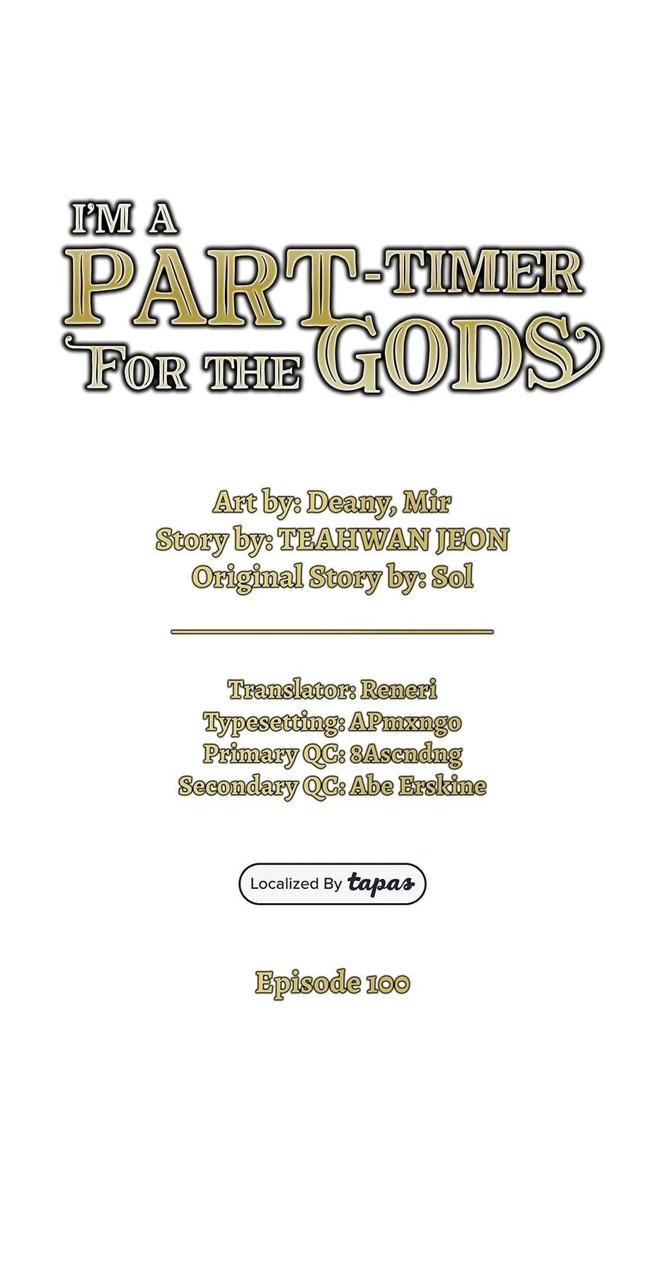 I Became A Part Time Employee For Gods Chapter 100 - Page 1