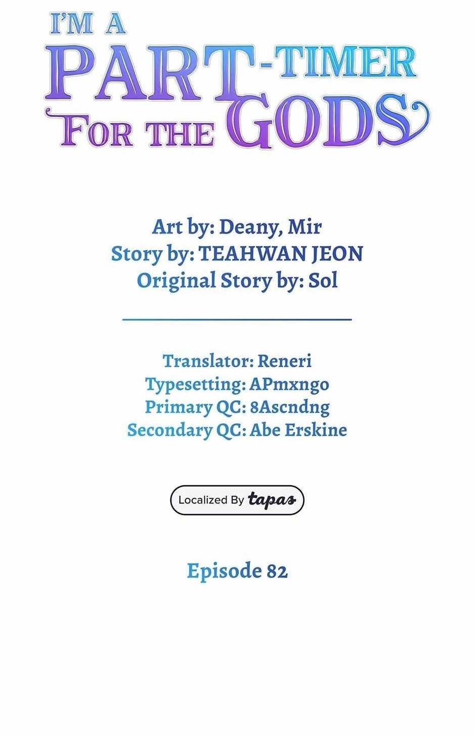 I Became A Part Time Employee For Gods Chapter 82 - Page 1